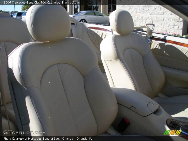 Black / Stone 2006 Mercedes-Benz CLK 500 Cabriolet