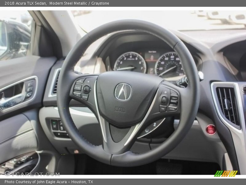 Modern Steel Metallic / Graystone 2018 Acura TLX Sedan
