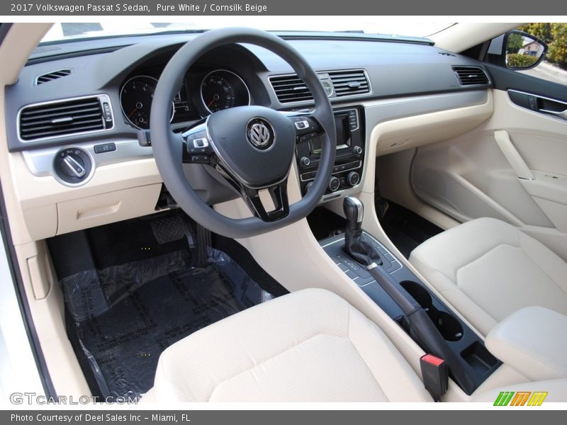  2017 Passat S Sedan Cornsilk Beige Interior