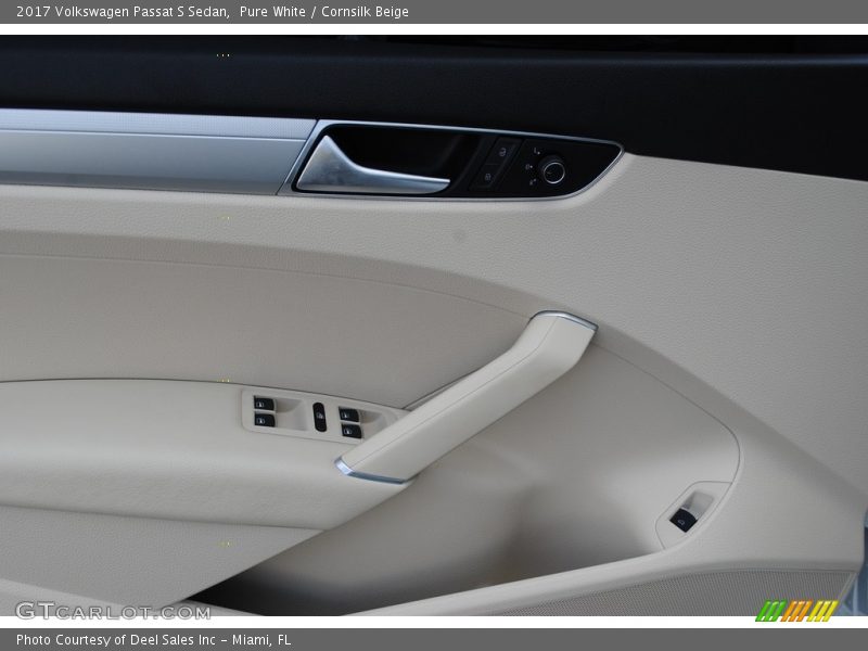 Pure White / Cornsilk Beige 2017 Volkswagen Passat S Sedan