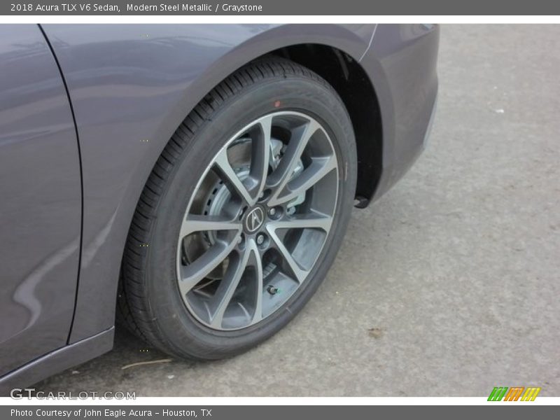 Modern Steel Metallic / Graystone 2018 Acura TLX V6 Sedan