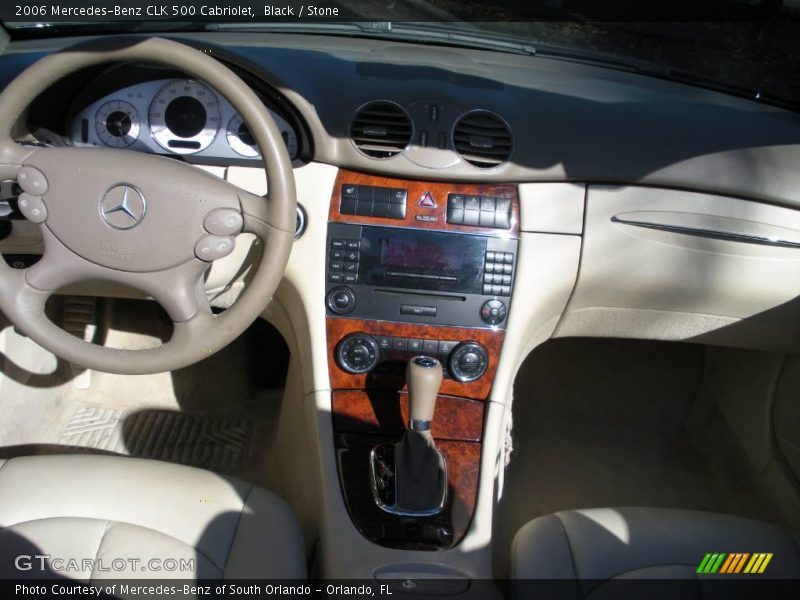 Black / Stone 2006 Mercedes-Benz CLK 500 Cabriolet