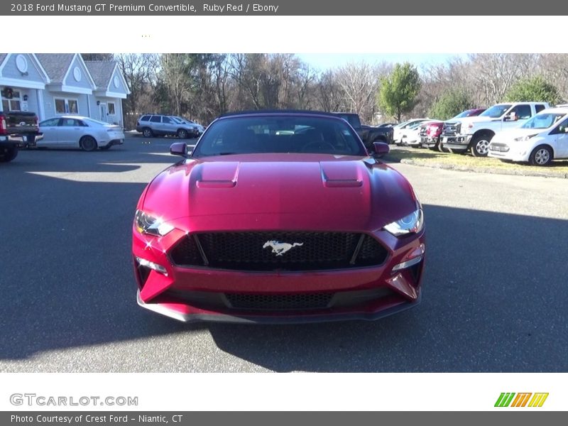 Ruby Red / Ebony 2018 Ford Mustang GT Premium Convertible