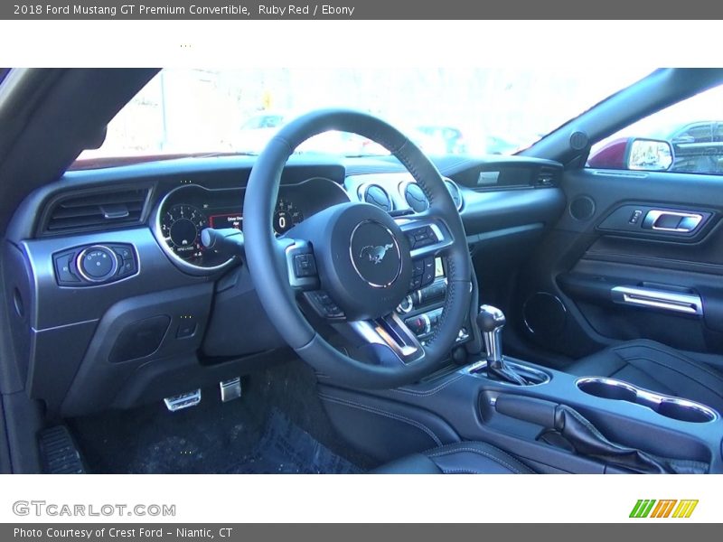 Ruby Red / Ebony 2018 Ford Mustang GT Premium Convertible