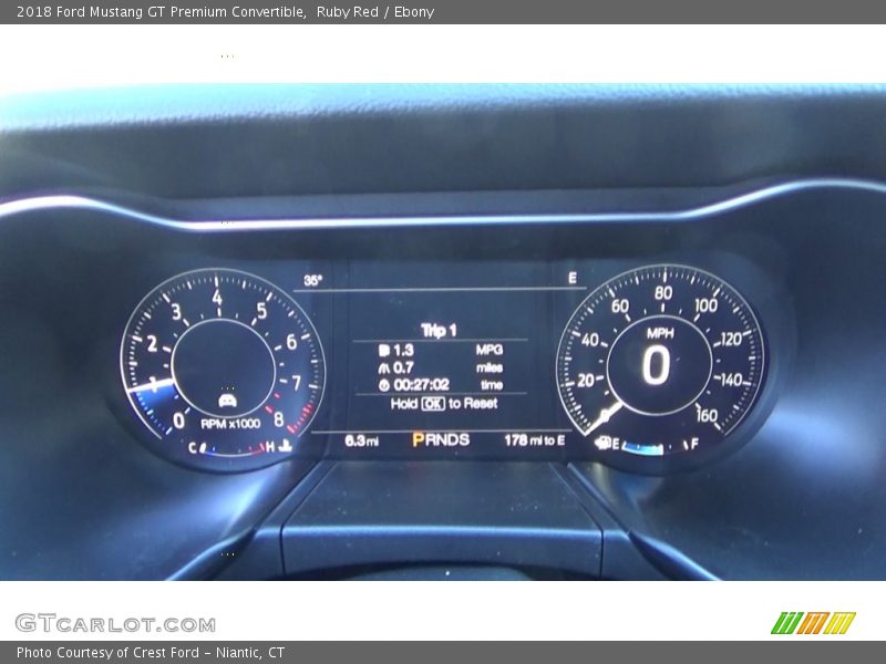 Ruby Red / Ebony 2018 Ford Mustang GT Premium Convertible