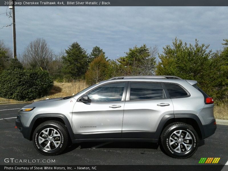 Billet Silver Metallic / Black 2016 Jeep Cherokee Trailhawk 4x4