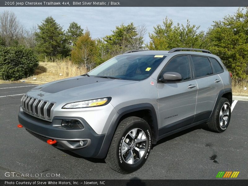 Billet Silver Metallic / Black 2016 Jeep Cherokee Trailhawk 4x4