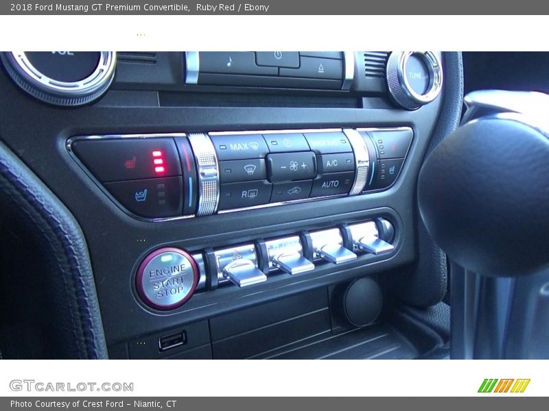 Ruby Red / Ebony 2018 Ford Mustang GT Premium Convertible