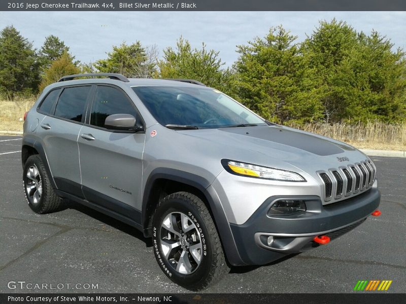 Billet Silver Metallic / Black 2016 Jeep Cherokee Trailhawk 4x4