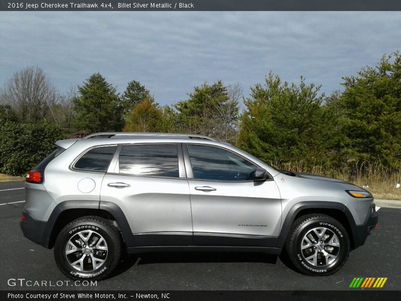 Billet Silver Metallic / Black 2016 Jeep Cherokee Trailhawk 4x4