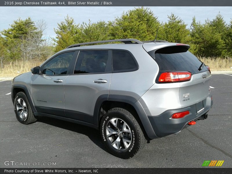 Billet Silver Metallic / Black 2016 Jeep Cherokee Trailhawk 4x4