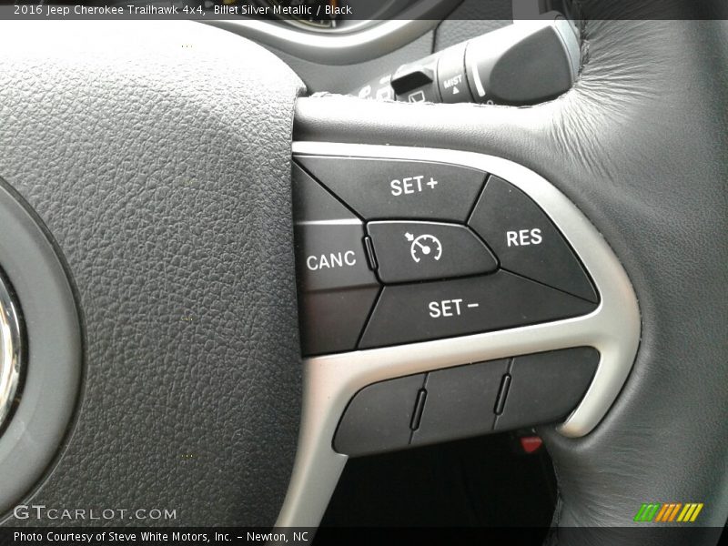 Billet Silver Metallic / Black 2016 Jeep Cherokee Trailhawk 4x4