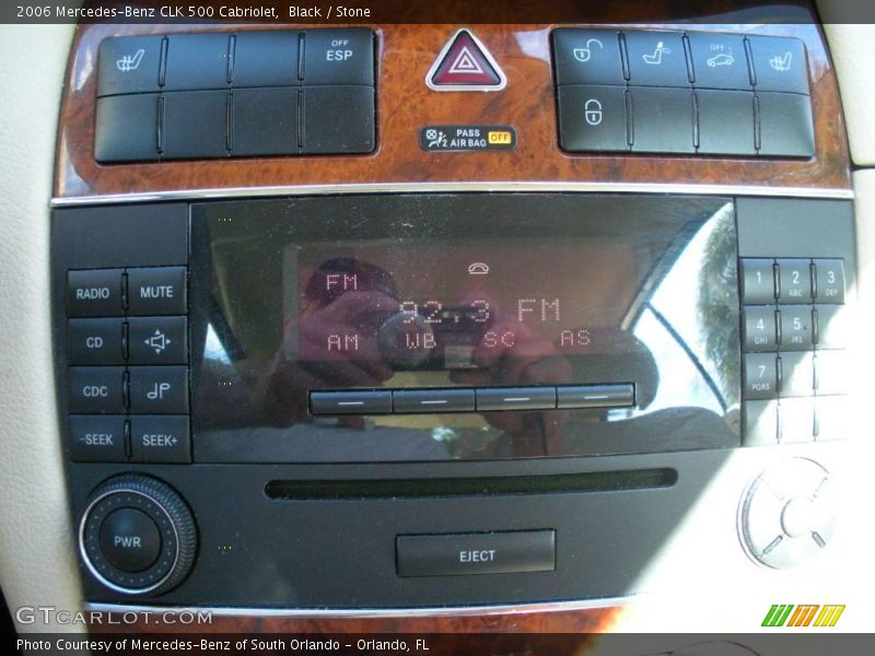 Black / Stone 2006 Mercedes-Benz CLK 500 Cabriolet