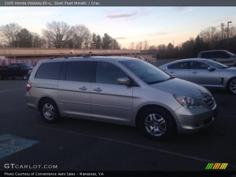 Silver Pearl Metallic / Gray 2005 Honda Odyssey EX-L