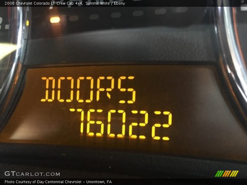 Summit White / Ebony 2008 Chevrolet Colorado LT Crew Cab 4x4