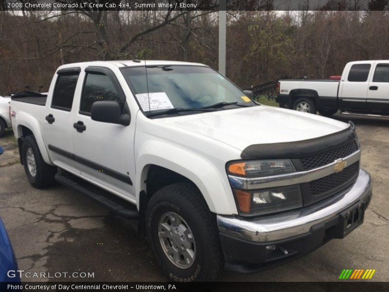 Summit White / Ebony 2008 Chevrolet Colorado LT Crew Cab 4x4