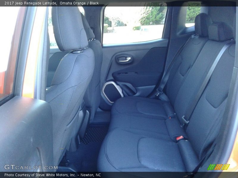 Omaha Orange / Black 2017 Jeep Renegade Latitude