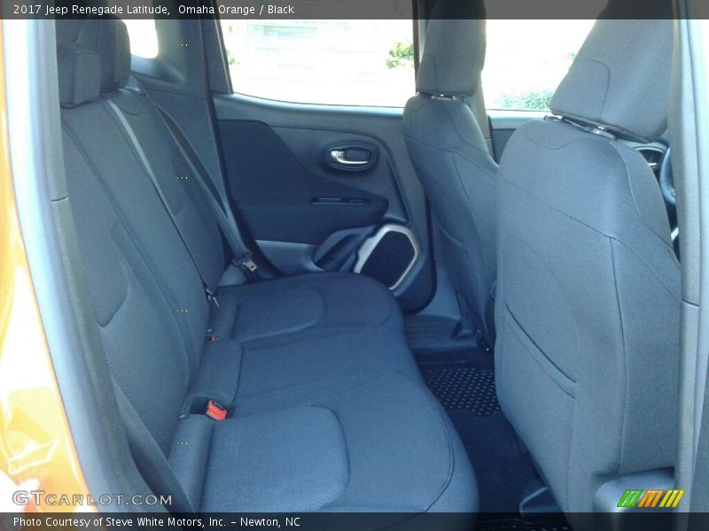 Omaha Orange / Black 2017 Jeep Renegade Latitude