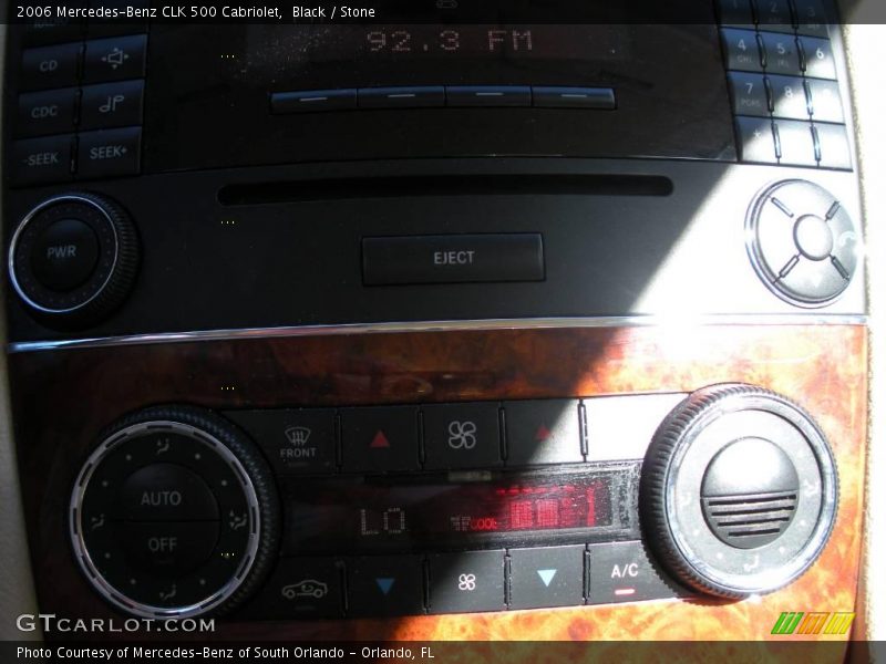 Black / Stone 2006 Mercedes-Benz CLK 500 Cabriolet