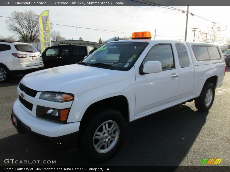 Summit White / Ebony 2012 Chevrolet Colorado LT Extended Cab 4x4