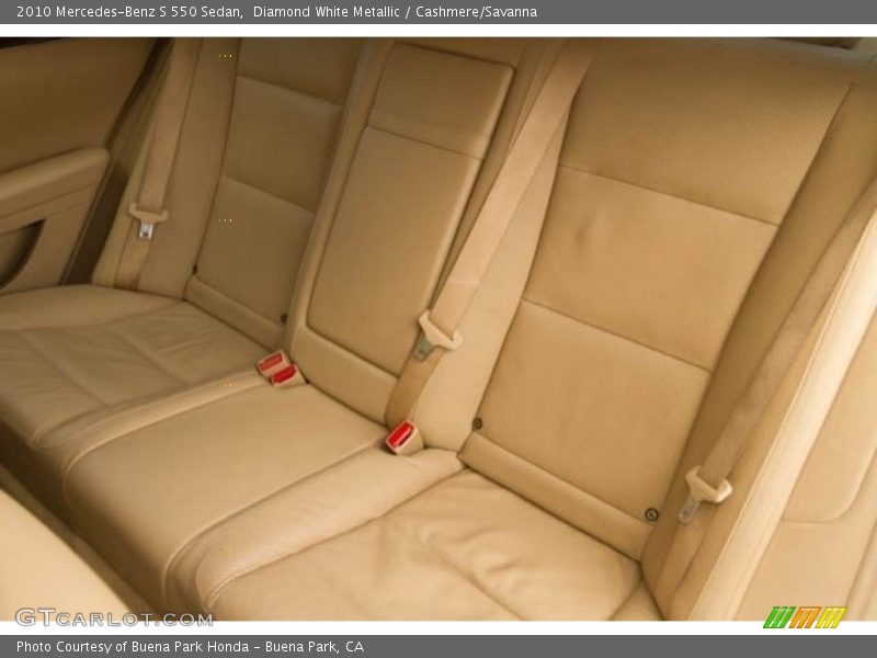 Diamond White Metallic / Cashmere/Savanna 2010 Mercedes-Benz S 550 Sedan