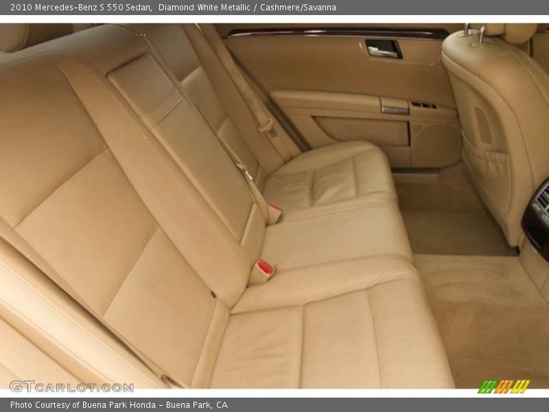 Diamond White Metallic / Cashmere/Savanna 2010 Mercedes-Benz S 550 Sedan