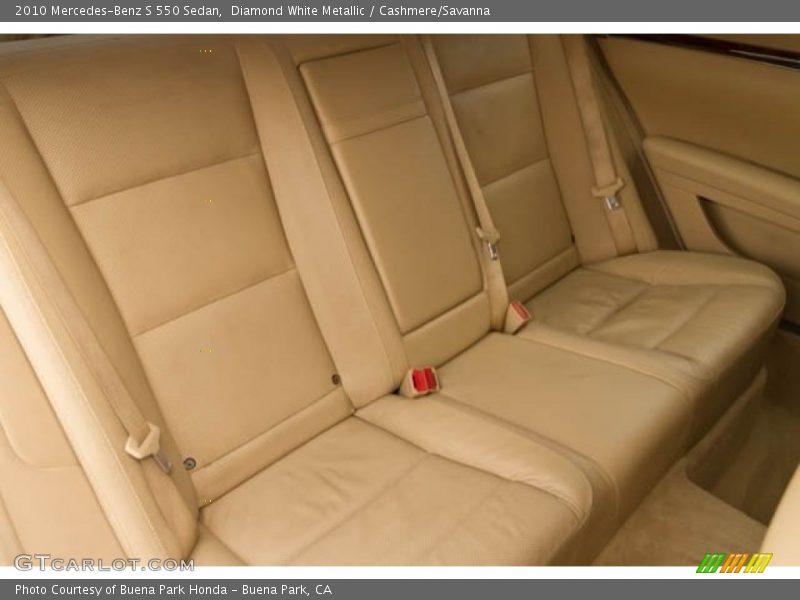 Diamond White Metallic / Cashmere/Savanna 2010 Mercedes-Benz S 550 Sedan