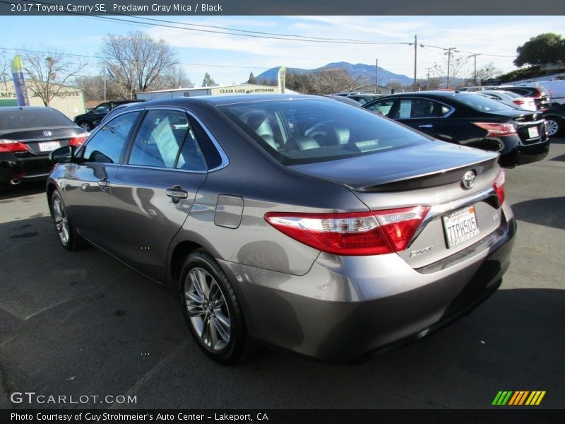 Predawn Gray Mica / Black 2017 Toyota Camry SE