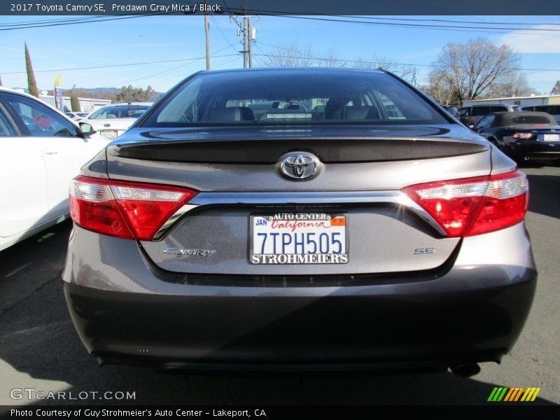 Predawn Gray Mica / Black 2017 Toyota Camry SE