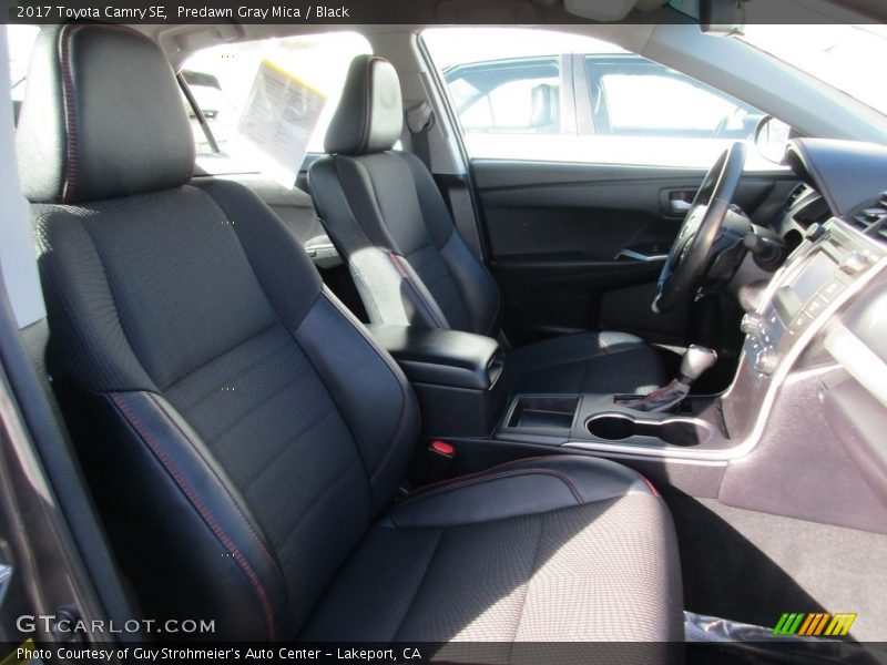 Predawn Gray Mica / Black 2017 Toyota Camry SE