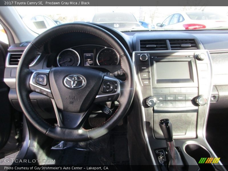 Predawn Gray Mica / Black 2017 Toyota Camry SE
