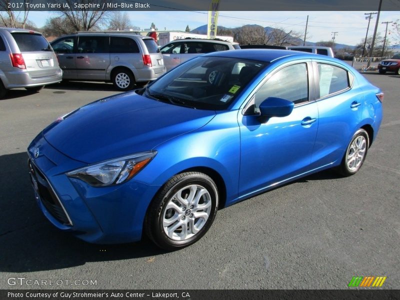 Sapphire / Mid-Blue Black 2017 Toyota Yaris iA