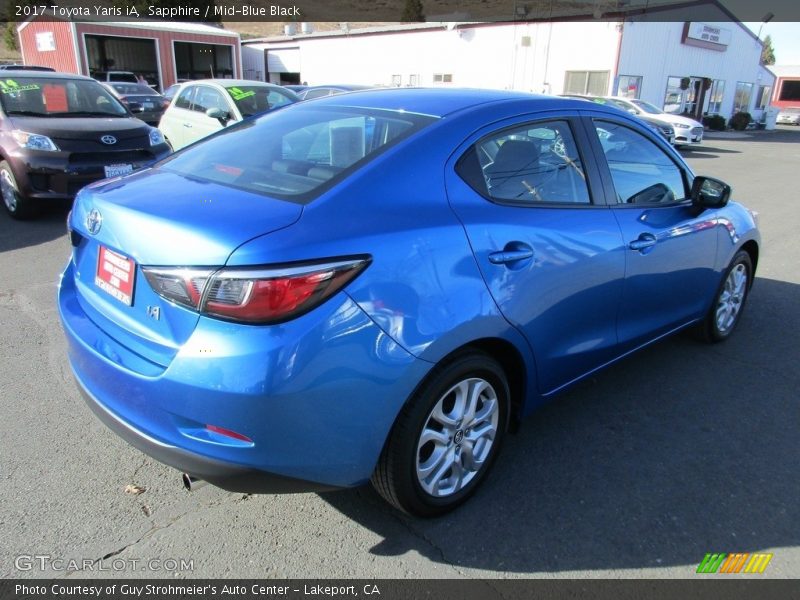 Sapphire / Mid-Blue Black 2017 Toyota Yaris iA