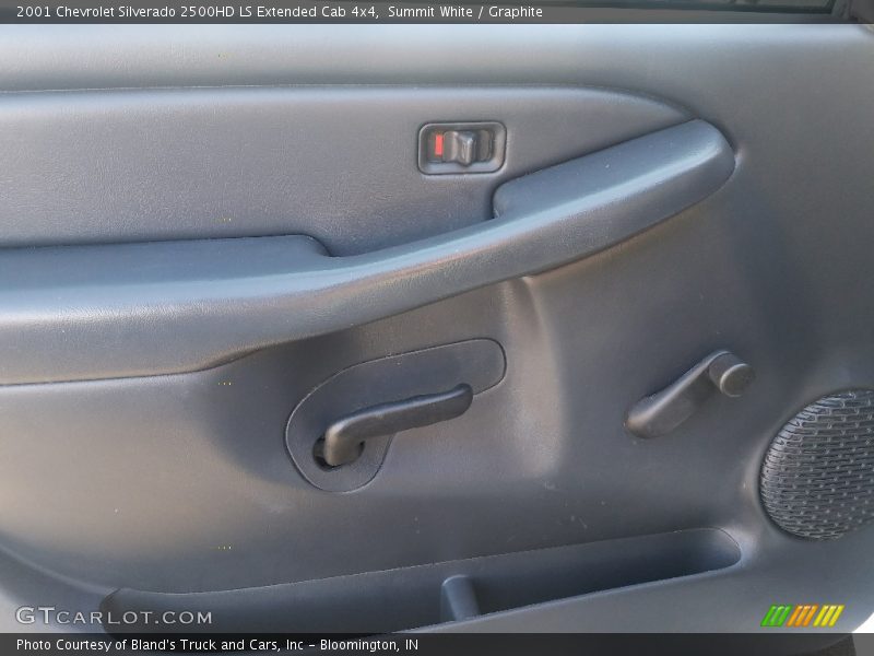 Summit White / Graphite 2001 Chevrolet Silverado 2500HD LS Extended Cab 4x4