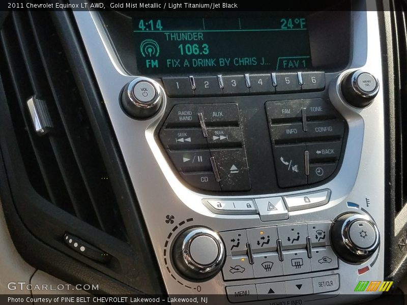 Gold Mist Metallic / Light Titanium/Jet Black 2011 Chevrolet Equinox LT AWD