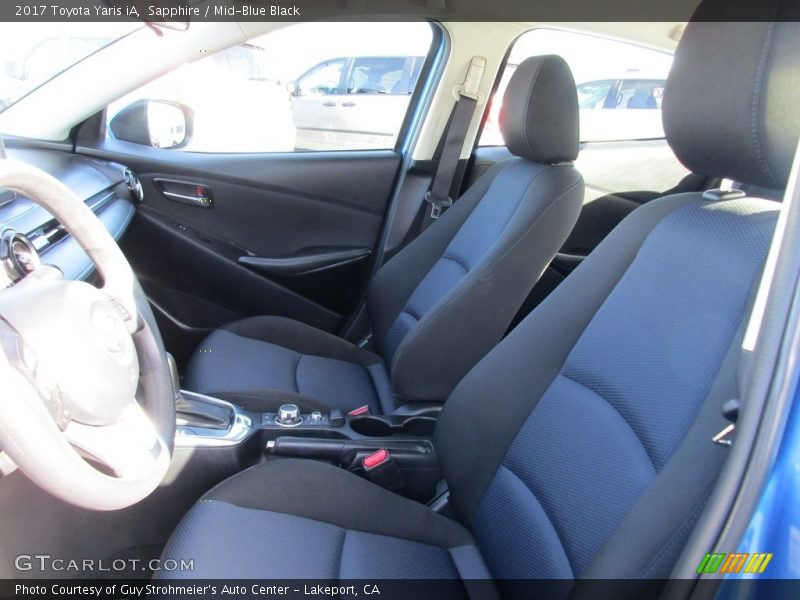 Sapphire / Mid-Blue Black 2017 Toyota Yaris iA