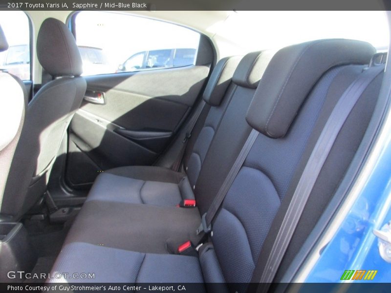 Sapphire / Mid-Blue Black 2017 Toyota Yaris iA