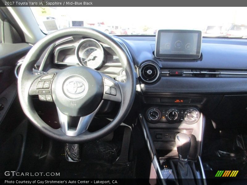 Sapphire / Mid-Blue Black 2017 Toyota Yaris iA