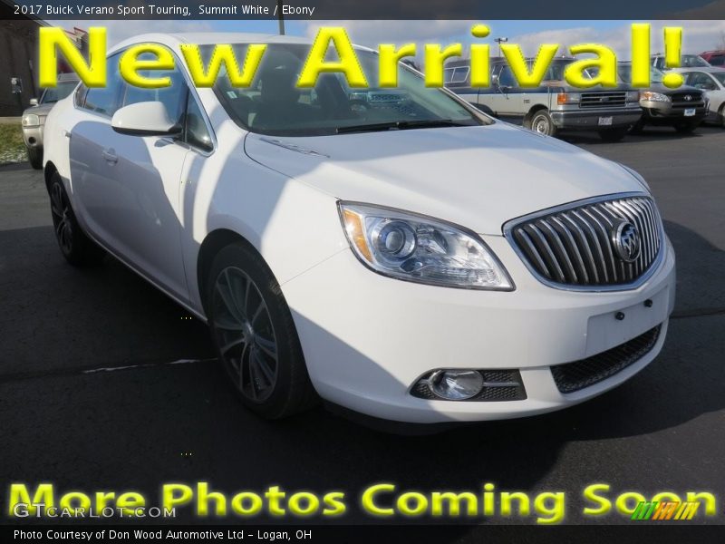 Summit White / Ebony 2017 Buick Verano Sport Touring