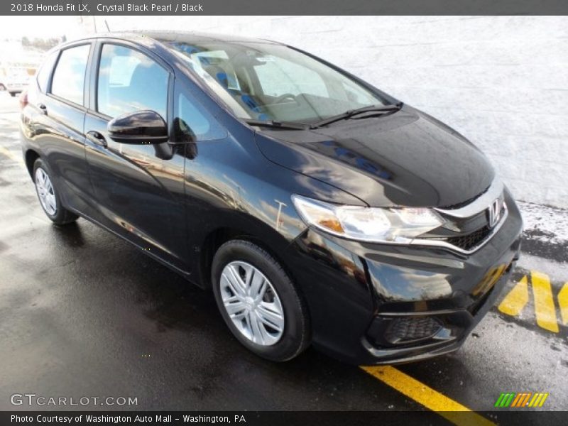 Crystal Black Pearl / Black 2018 Honda Fit LX
