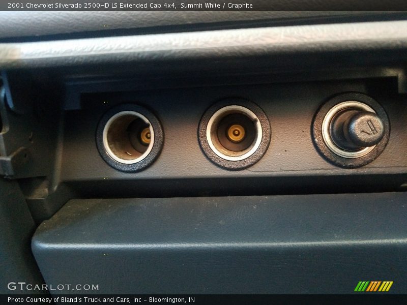 Summit White / Graphite 2001 Chevrolet Silverado 2500HD LS Extended Cab 4x4