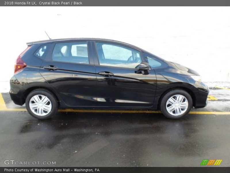 Crystal Black Pearl / Black 2018 Honda Fit LX