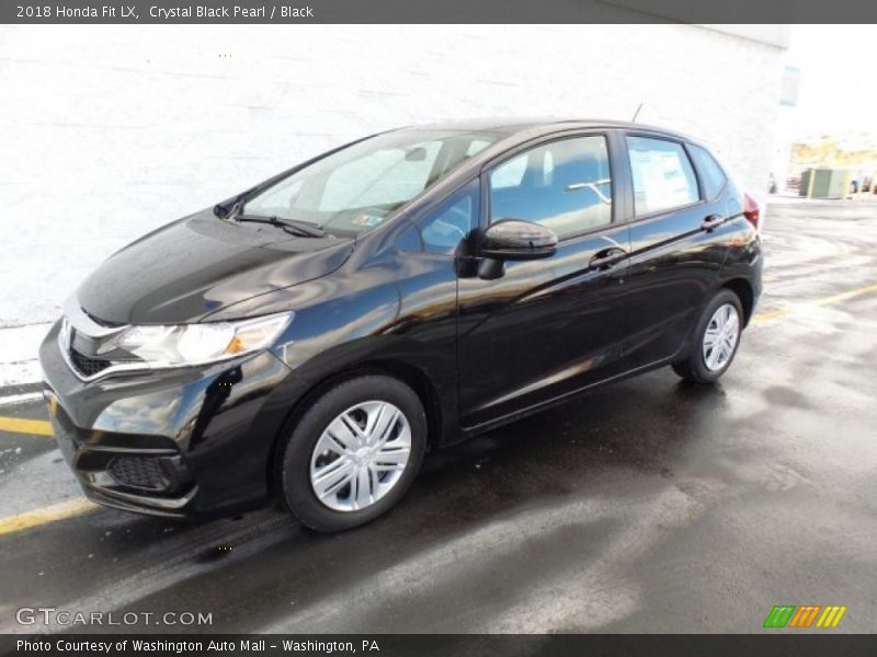 Crystal Black Pearl / Black 2018 Honda Fit LX