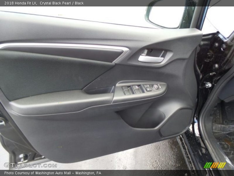 Crystal Black Pearl / Black 2018 Honda Fit LX