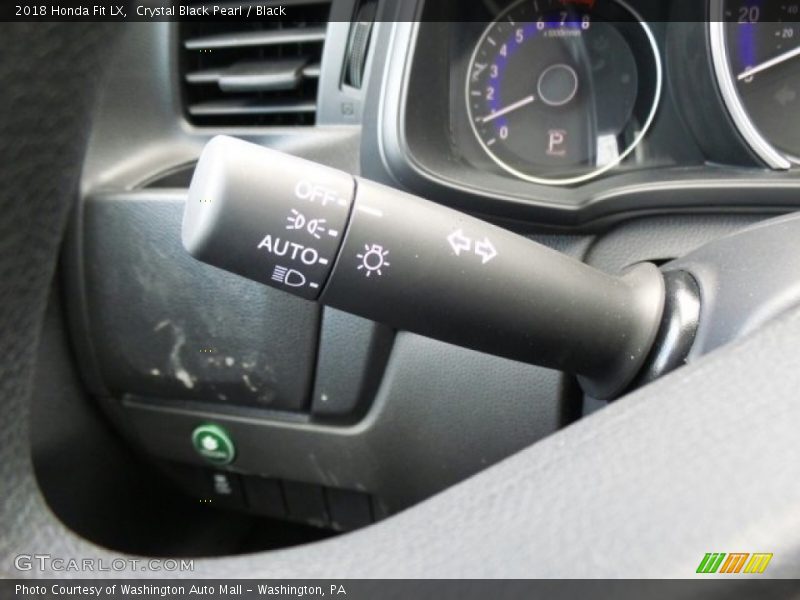 Crystal Black Pearl / Black 2018 Honda Fit LX
