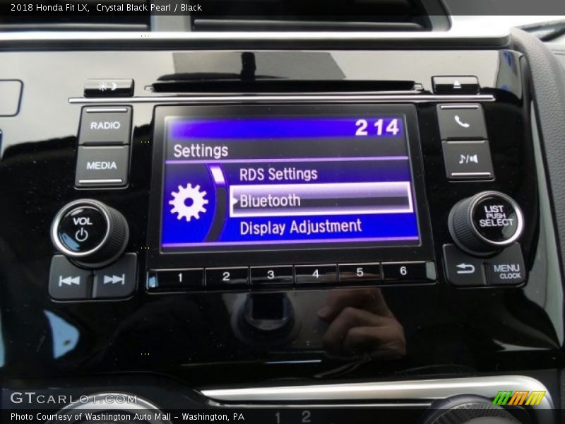 Crystal Black Pearl / Black 2018 Honda Fit LX