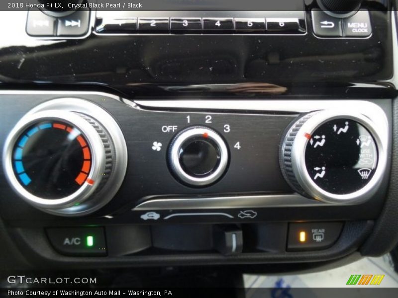 Crystal Black Pearl / Black 2018 Honda Fit LX