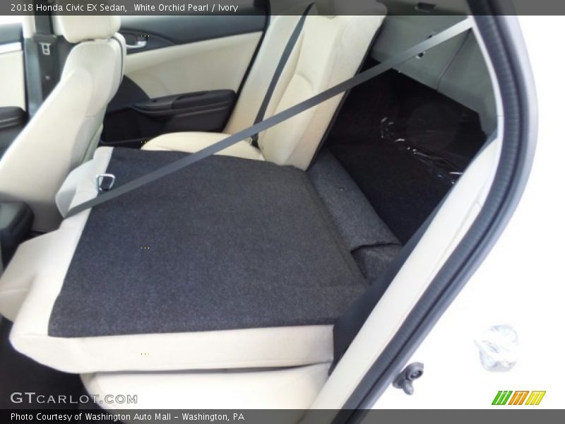 White Orchid Pearl / Ivory 2018 Honda Civic EX Sedan