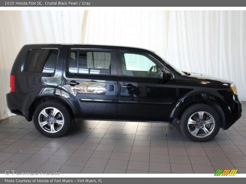 Crystal Black Pearl / Gray 2015 Honda Pilot SE