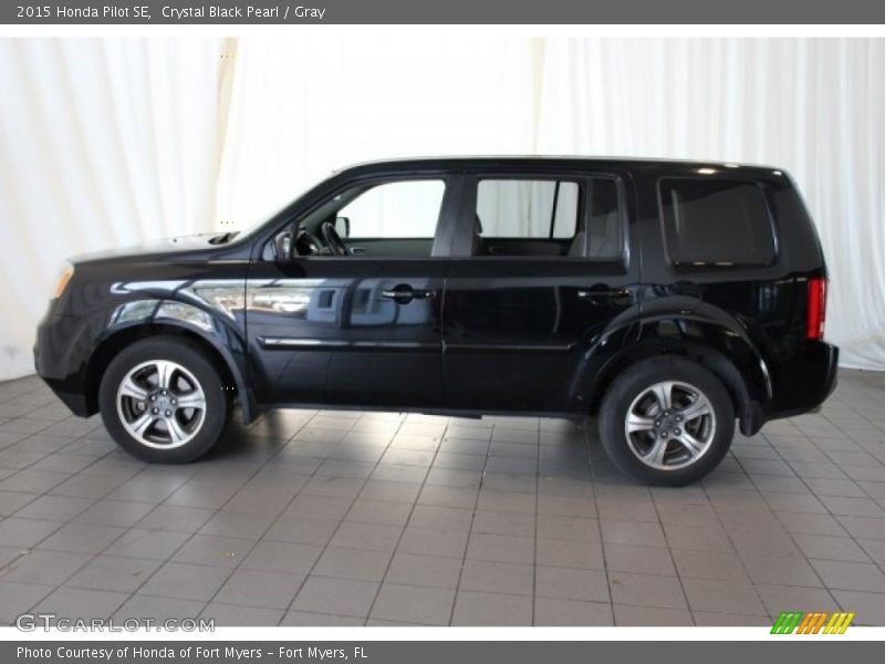Crystal Black Pearl / Gray 2015 Honda Pilot SE